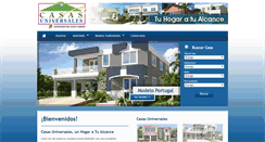 Desktop Screenshot of casasuniversales.com